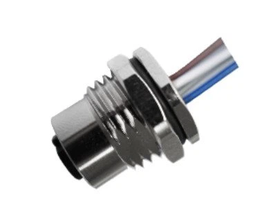 M12 Solder Tipe A-Pengkodean 3PIN