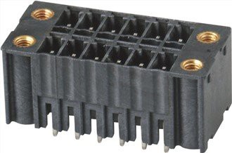 Suhu Tinggi. Pitch 3,5mm Tingkat Ganda Pria Vertikal dengan Flange