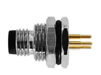 M8 Panel Pria Kencangkan Depan A-Coding 4PIN M11*1.0