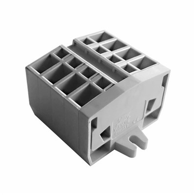 Blok Terminal Sangkar Pegas Baris Ganda 2.5MM2